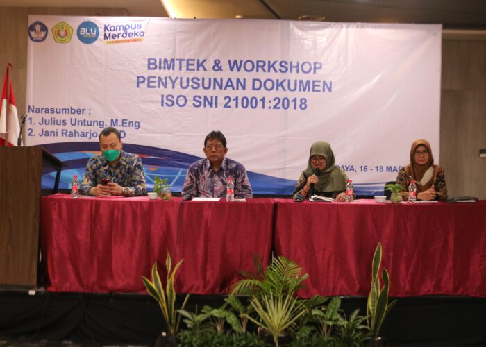 Bimtek dan Workshop Penyusunan Dokumen ISO SNI 21001:2018