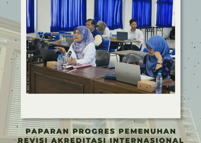 Paparan Progres Pemenuhan Revisi Akreditasi Internasional ASIIN Cluster A oleh UPPS