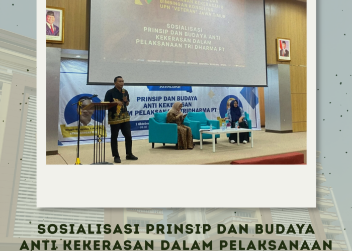 Sosialisasi Prinsip dan Budaya Anti Kekerasan dalam Pelaksanaan Tridharma PT